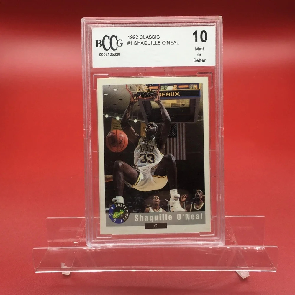 1992 Classic Shaquille O’Neal Gem Mint 10 Card #1